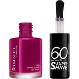 Rimmel London - 60 Seconden Super Shine - Nagellak - Rood - 8 ml