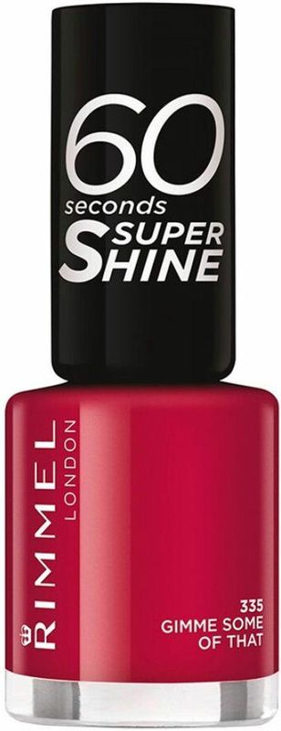 Rimmel London - 60 Seconden Super Shine - Nagellak - Rood - 8 ml