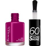 Rimmel - 60 Seconds - Nagellak - Bessenroze - 8ml