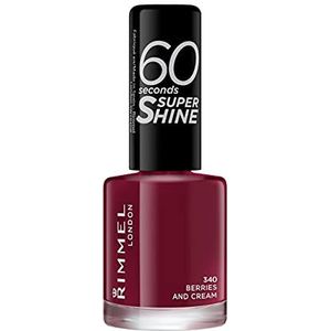 Rimmel London 60 seconds SuperShine Nagellak - 340 bessen en crème