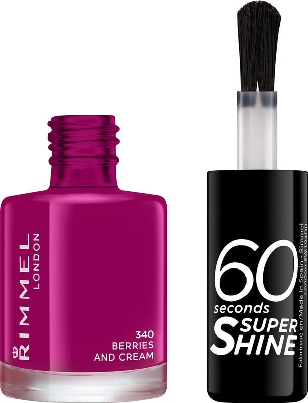 Rimmel - 60 Seconds - Nagellak - Bessenroze - 8ml