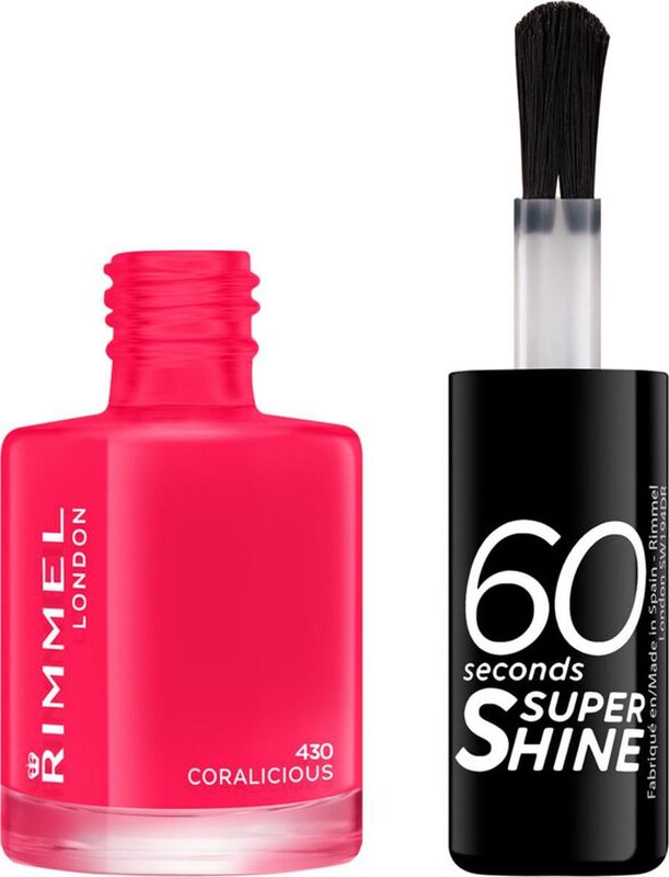 Rimmel - 60 Seconds - Nagellak - Koraal - 8ml