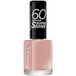 Rimmel - 60 Seconds Super Shine - Nagellak - Tint 500 Caramel Cupcake - 8 ml