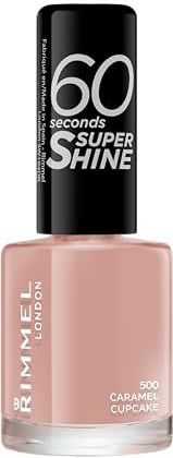 Rimmel - 60 Seconds Super Shine - Nagellak - Tint 500 Caramel Cupcake - 8 ml