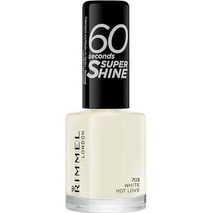 Rimmel - 60 Seconds Super Shine - Nagellak - White Hot Love - 8 ml