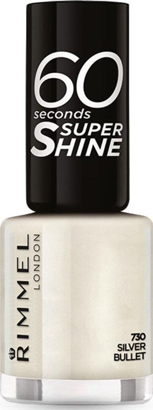 Rimmel - 60 Seconden Super Shine Nagellak - Silver Bullet - Langdurige Dekking