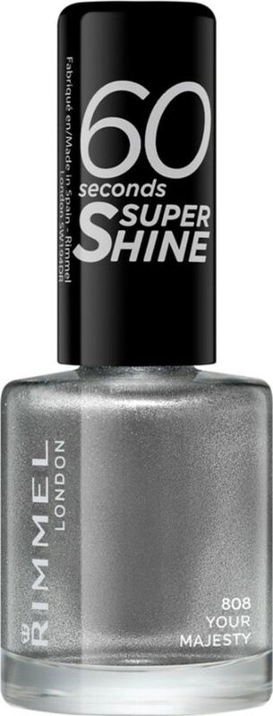 Rimmel - 60 Seconds Supershine - Nagellak - Zilver