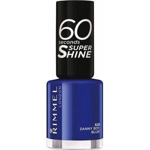 Rimmel - 60 seconds supershine nailpolish - Danny Boy, Blue! - Blue