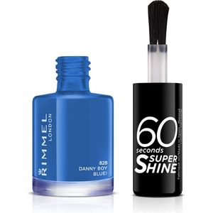 Rimmel - 60 Seconds Super Shine - Nagellak - Danny Boy Blue - 8 ml