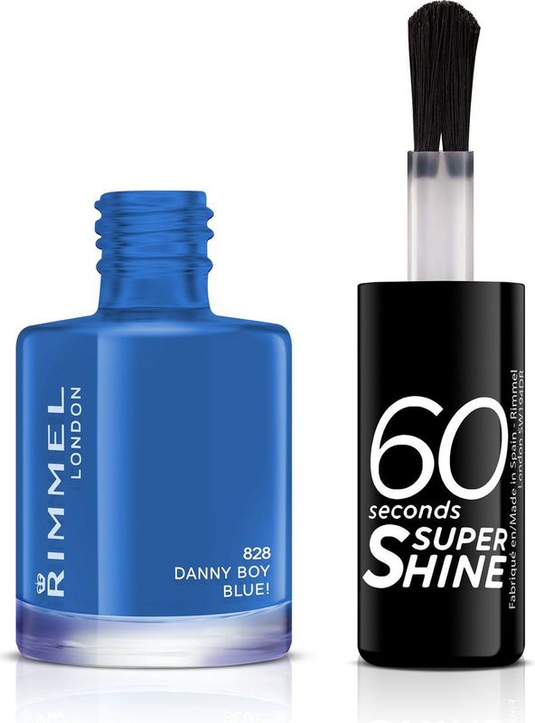 Rimmel - 60 Seconds Super Shine - Nagellak - Danny Boy Blue - 8 ml