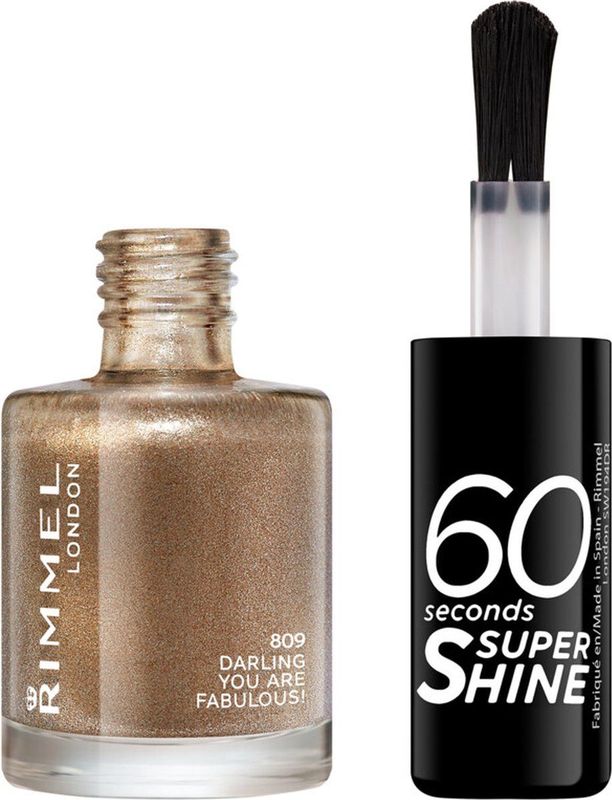 Rimmel - 60 Seconds Supershine Nagellak - 809 Darling, You Are Fabulous! - 8 ml