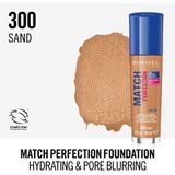 3x Rimmel Match Perfection Foundation 300 Sand 30 ml