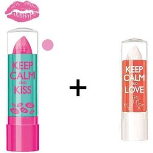 Rimmel Keep Calm and Kiss Pink Blush & Keep Calm and Love Crystal Clear Lip Balm