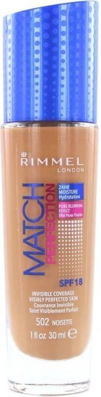 Rimmel London - Match Perfection Foundation 30 ml 501 Noisette