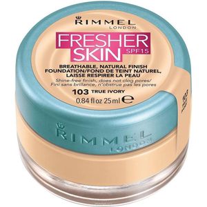 Rimmel - Fresher Skin - Foundation - 103 True Ivory - 25 ml - SPF 15