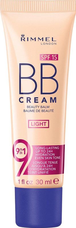 Rimmel - BB Cream 9 in 1 - Getinte Crème - Tint Light - 30 ml