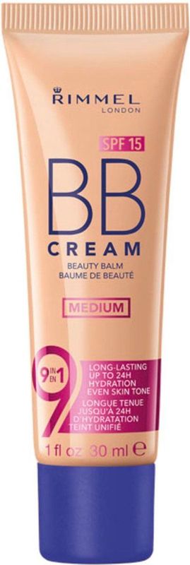 Rimmel - BB Cream 9 in 1 - Gezichtscrème - Tint Medium - 30 ml