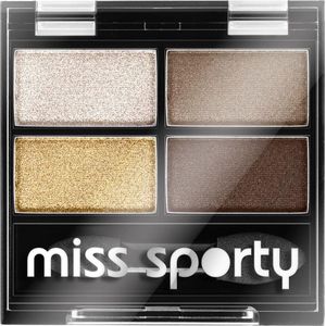Miss Sporty - Oogschaduw Quattro - 100% Golden Eye Look - 1 stuk
