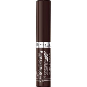 Rimmel London Brow Gel with Argan Oil - Dark Brown - Dark Brown