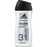 Adidas - Adipure - Douchegel - 250 ml - Huidvriendelijk - 0% Zeep