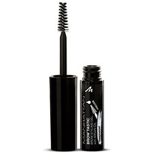 Manhattan Brow'Tastic Wenkbrauwgel, doorzichtige wenkbrauwgel met arganolie voor langdurig gedefinieerde en verzorgde wenkbrauwen, kleur transparant 001, 1 x 5 ml