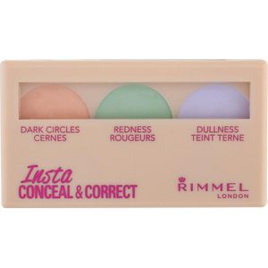 Rimmel London Insta Concealer and Contour Palette - Dark Redness Dullness - 8,4g - Meerkleurig
