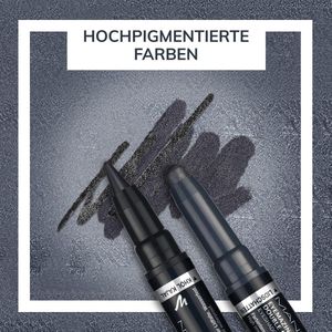 Manhattan Make-up Ogen Eyemazing Double Effect Eyeshadow & Liner No. 001 In The Black