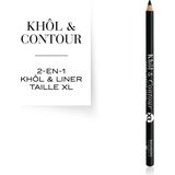 Bourjois - Khôl & Contour XL - Oogpotlood - Tint 001 Noir-issime - 1,65 g