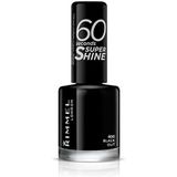 Rimmel 60 Seconds Super Shine Nagellak Tint 900 Black 8 ml