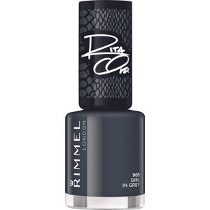Rimmel London - Super - Nagellak - Donkergrijze Glans - 8 ml