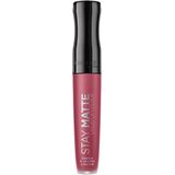 Rimmel London Stay Matte Liquid Lip Colour - Rose & Shine - Mauve-Rose