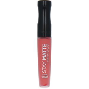 Rimmel Stay Matte Liquid Lip Colour - 600 Coral Sass - Waterdicht en zonder overdracht