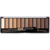 Rimmel London - Magnif'Eyes Oogschaduw Palet - 001 Nude Edition - 12 Kleuren