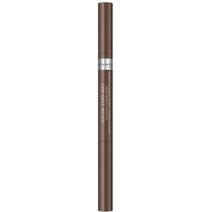 Rimmel Brow This Way Wenkbrauwpotlood met Borstel 2in1 Tint 002 Medium Brown 0,25 gr