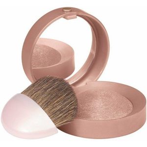 Bourjois Little Round Pot Blush 85 Sienne - Fijne en lichte textuur - Geïntegreerde applicatorkwast en spiegel