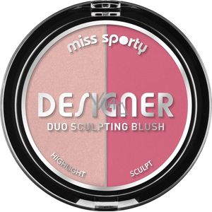 Miss Sporty Miss Sporty Designer Duo Sculpting Highlighter & Blush - 200 Rosy