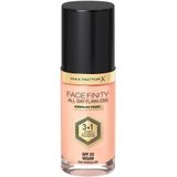 MAX FACTOR foundation voor gezicht Facefinity All Day Flawless 3in1 Foundation Spf20 30 Porcelain 30ml