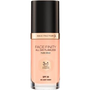 Max Factor Facefinity All Day Flawless 3-in-1 Liquid Foundation - 040 Ivory