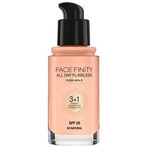 Max Factor Facefinity All Day Flawless 3-in-1 Liquid Foundation - 050 Natural