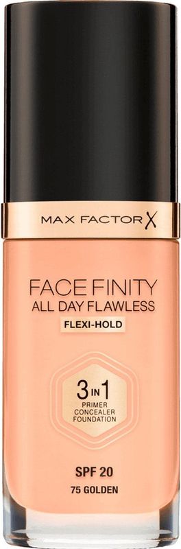 Max Factor Facefinity All Day Flawless 3 in 1 Foundation 75 Golden 30 ml