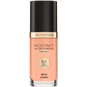 Max Factor Facefinity All Day Flawless 3 in 1 Foundation C80 Bronze 30 ml