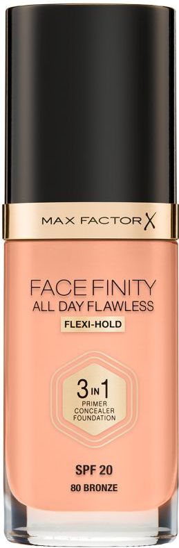 Max Factor Facefinity All Day Flawless 3 in 1 Foundation C80 Bronze 30 ml