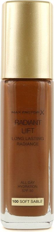 Max Factor - Radiant Lift Foundation - 100 Soft Sable - Hydraterend