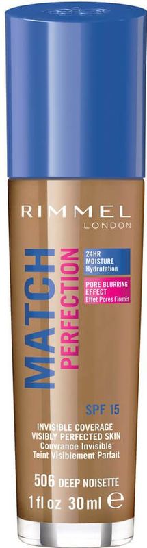 Rimmel Match Perfection SPF 15 506 Deep Noisette 30 ml
