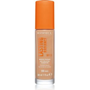 Rimmel Lasting Radiance Verhelderende Foundation SPF 25 Tint 100 Ivory 30 ml