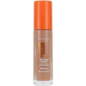 Rimmel Lasting Radiance Verhelderende Foundation SPF 25 Tint 200 Soft Beige 30 ml