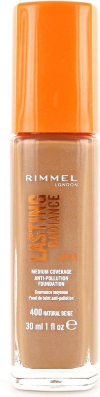 Rimmel - Lasting Radiance - Foundation - Tint 400 Natural Beige - 30 ml