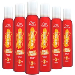 Wella - New Wave - Haarmousse - 200 ml - Curls and Waves
