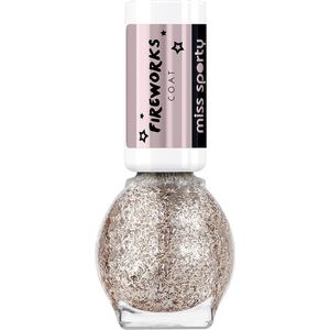 Vuurwerk Coat Nagellak met Gouden Vlokken 3 De Glitters 7ml