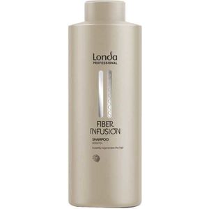 Londa - Fiber Infusion - Shampoo - Zacht - 1000 ml - Voor Beschadigd en Gekleurd Haar